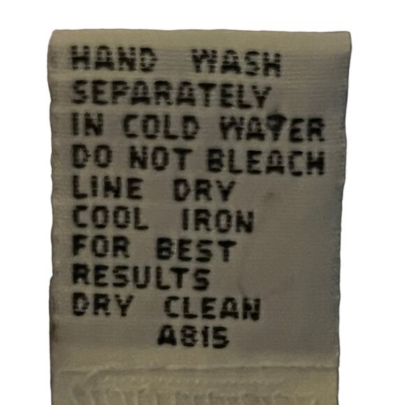 Vintage Studio New York 100% Silk Oversized Button Down Electric Blue Size S - Picture 6 of 9